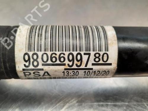 Right front driveshaft PEUGEOT PARTNER Box Body/MPV (K9) 1.5 BlueHDi 100 | BP23618143M39 