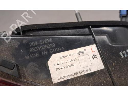 Left taillight CITROËN C5 X (ND_, NC_) PureTech 130 (NCHNSP) | BP30139122C34