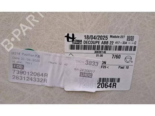 Interiør tag NISSAN INTERSTAR Van (XDD) DCI 150 | BP38039040I12 - Image 5