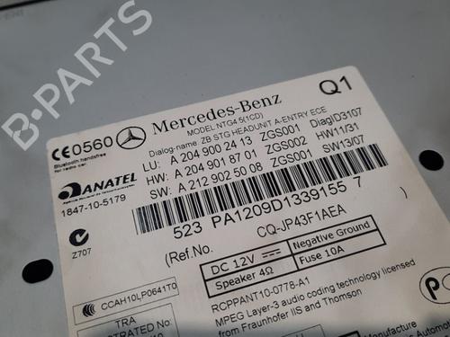 Radio MERCEDES-BENZ GLK-CLASS (X204) 220 CDI 4-matic (204.984) | BP17563060E6 