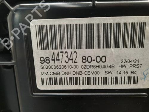 Instrument cluster PEUGEOT 508 II (FB_, FH_, F3_) 1.6 PureTech 180 (F35GFR) | BP17563704C47 