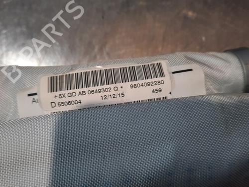Right curtain airbag PEUGEOT 208 I (CA_, CC_) 1.0 VTi | BP15034737C12 
