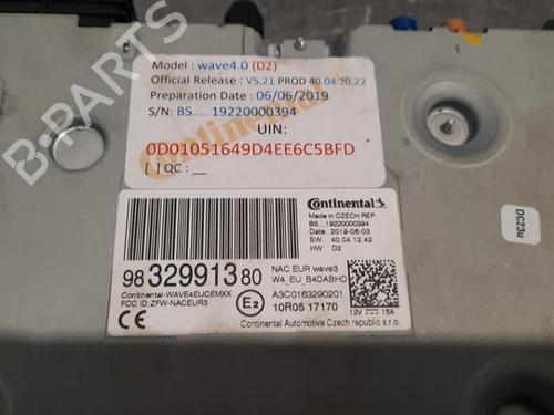 Radio PEUGEOT 508 II (FB_, FH_, F3_) PureTech 130 (FBHNSR) | BP15023383E6 