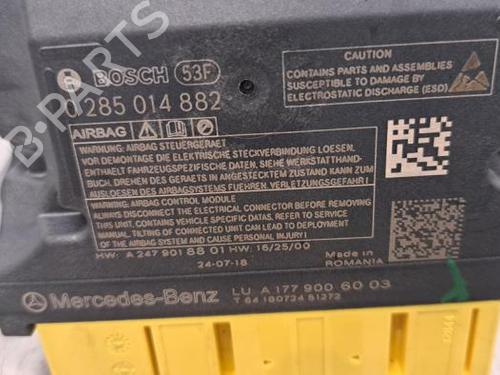 ECU airbags MERCEDES-BENZ A-CLASS Saloon (V177) A 200 (177.187) | BP23592287M53 