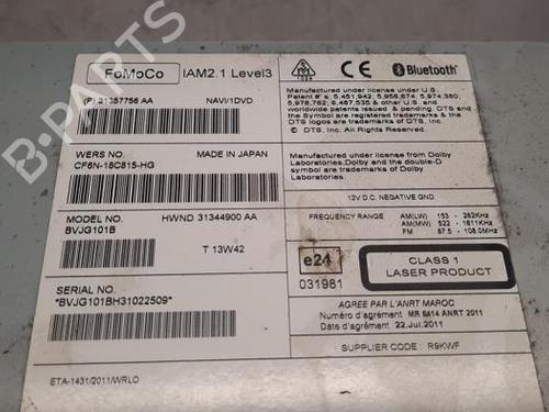 Radio LAND ROVER RANGE ROVER SPORT II (L494) 3.0 TDV6 4x4 | BP19649161E6 