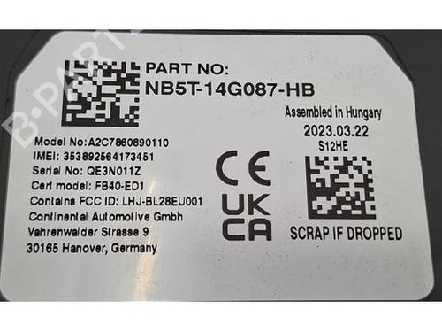 Electronic module FORD FIESTA VII (HJ, HF) 1.0 EcoBoost Active | BP39645823M83 - Image 4
