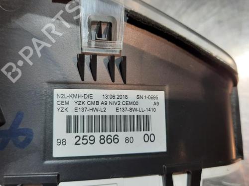 Instrument cluster PEUGEOT 208 I (CA_, CC_) 1.6 HDi / BlueHDi 75 | BP23633525C47 