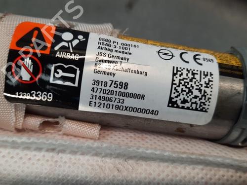 Right curtain airbag OPEL ASTRA K (B16) 1.5 CRDI (68) | BP15025788C12 