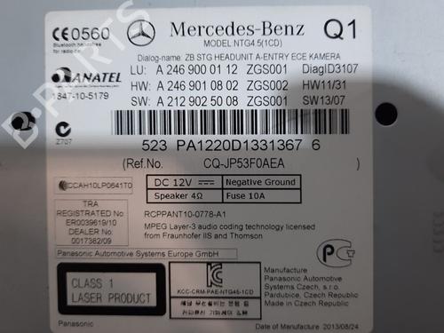Radio MERCEDES-BENZ CLA Coupe (C117) CLA 200 (117.343) | BP15036547E6 
