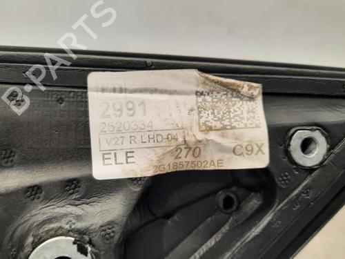 Right mirror VW POLO VI (AW1, BZ1, AE1) 1.6 TDI | BP23625511C27 
