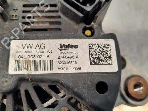 Alternator SKODA KAROQ (NU7, ND7) 1.6 TDI | BP23622188M7 