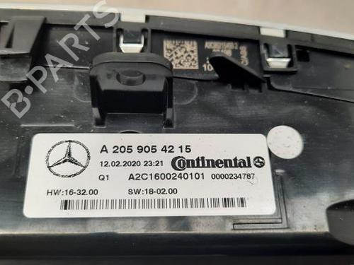 Climate control MERCEDES-BENZ GLC Coupe (C253) 300 d 4-matic (253.319) | BP23607436I5 