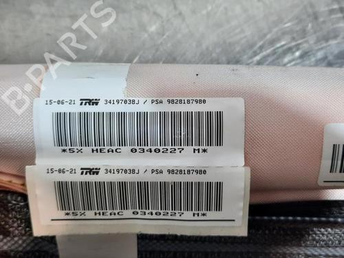 Right curtain airbag PEUGEOT 5008 II (MC_, MJ_, MR_, M4_) 1.5 BlueHDi 130 (MCYHZJ, MCYHZR, MCYHZX) | BP23585862C12 