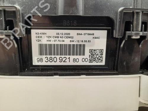 Instrument cluster CITROËN BERLINGO Box Body/MPV (K9) 1.5 BlueHDi 100 | BP23618542C47 