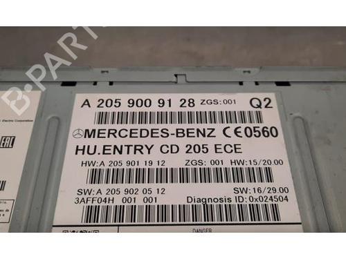 Radio MERCEDES-BENZ C-CLASS (W205) C 200 BlueTEC / d (205.037) | BP23637643E6 