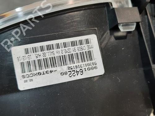 Instrument cluster CITROËN BERLINGO Box Body/MPV (B9) 1.6 HDi / BlueHDi 75 | BP10893551C47 