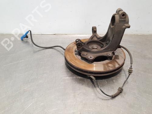 Used Left front steering knuckle PEUGEOT 208 I (CA_, CC_) 1.0 VTi (68 hp) 15034722