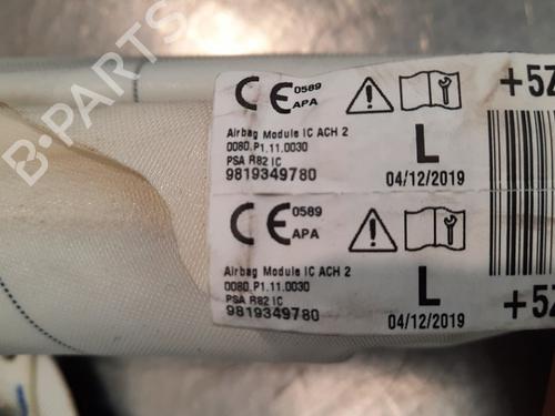 Right curtain airbag PEUGEOT 308 SW III (FC_, FJ_, FR_, F4_, FN_) PureTech 110 (FRHNPL) | BP10899781C12 