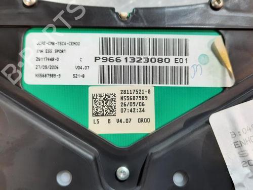 Instrument cluster PEUGEOT 307 CC (3B) 1.6 16V | BP25905386C47 