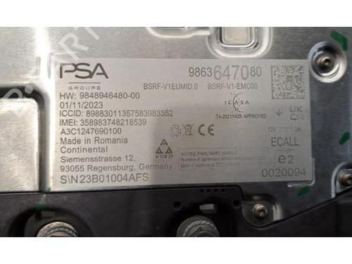 Antenna/Base PEUGEOT 308 III (FB_, FH_, FP_, F3_, FM_) Hybrid 225 (F3DGYT, F3DGNH) | BP29493788C140 