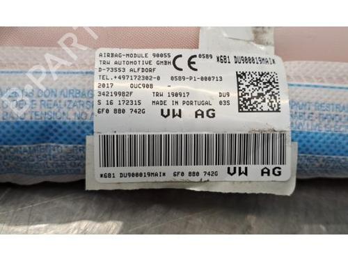 Right curtain airbag SEAT IBIZA V (KJ1, KJG) 1.0 TSI | BP29521961C12 