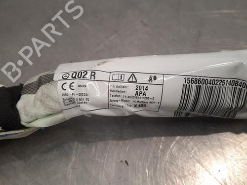 Right curtain airbag MERCEDES-BENZ GLA-CLASS (X156) GLA 200 CDI / d (156.908) | BP15042354C12 