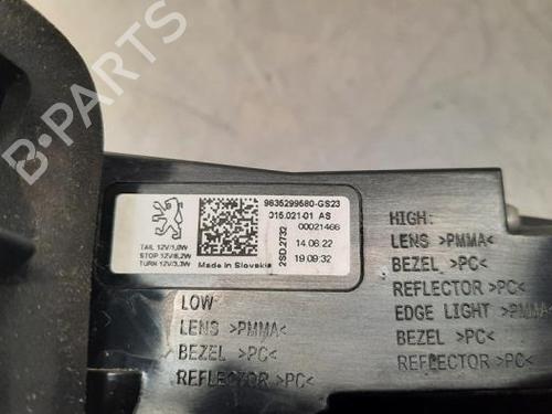 Left taillight PEUGEOT 308 III (FB_, FH_, FP_, F3_, FM_) PureTech 130 (FPHNSL, FPHNST) | BP23629260C34 