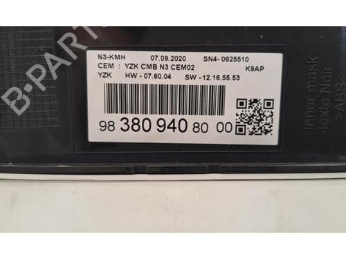 Instrument cluster PEUGEOT PARTNER Box Body/MPV (K9) 1.5 BlueHDI 130 | BP29222960C47 