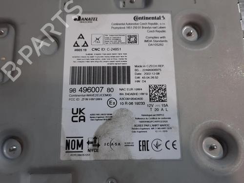 Radio CITROËN C5 AIRCROSS (A_) 1.5 BlueHDi 130 (ACYHZJ, ACYHZR) | BP25929521E6 