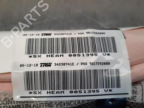 Right curtain airbag CITROËN BERLINGO (ER_, EC_) 1.5 BlueHDi 100 | BP21774619C12 