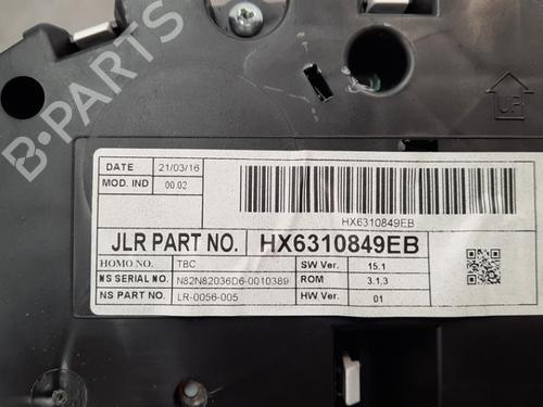 Instrument cluster JAGUAR XF II (X260) 3.0 D | BP17562904C47 