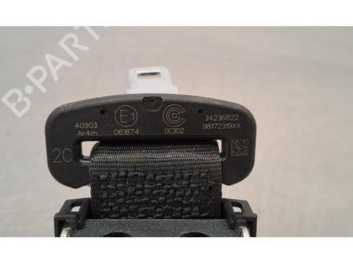 Rear center seatbelt CITROËN BERLINGO (ER_, EC_) 1.2 PureTech 110 | BP26701799I27 