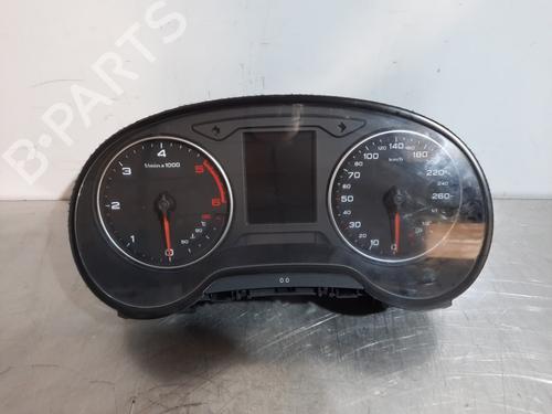 Used Instrument cluster AUDI A3 Sportback (8VA, 8VF) 1.6 TDI (110 hp) 15233544