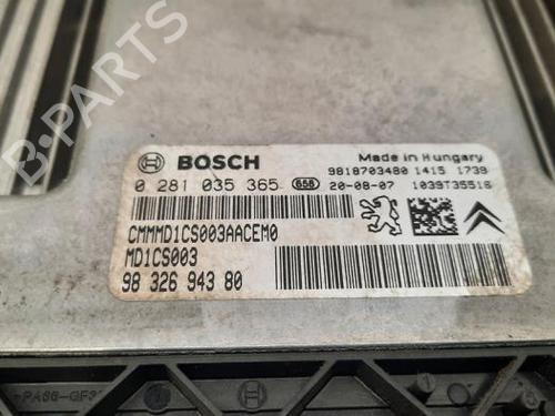 Engine control unit (ECU) CITROËN C3 / C3 ORIGIN III (SX) 1.5 BlueHDi 100 (SXYHYP, SXYHTU) | BP23627024M57 