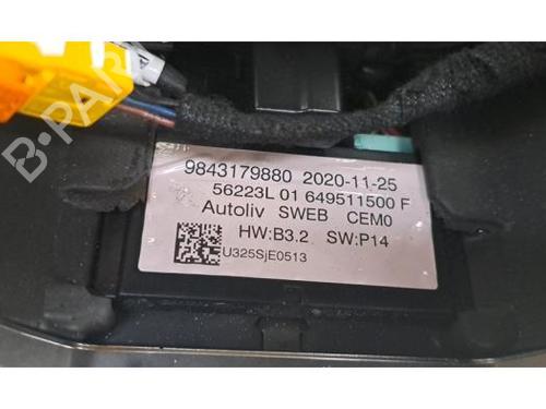 Steering wheel PEUGEOT 308 III (FB_, FH_, FP_, F3_, FM_) BlueHDi 130 (FBYHZL, FBYHZT) | BP30501346C49