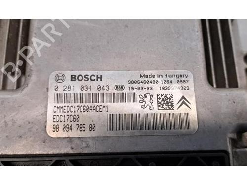 Engine control unit (ECU) PEUGEOT 308 II (LB_, LP_, LW_, LH_, L3_) 1.6 BlueHDi 120 | BP29195581M57
