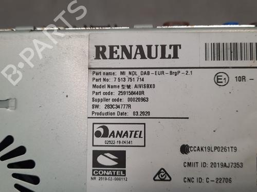 Radio RENAULT CLIO V (B7_) 1.3 TCe 130 (B7MF) | BP15293343E6 