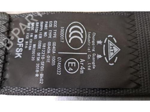 Rear right seatbelt FENGON GLORY 600 1.5 GDi | BP34433466I28 - Image 2