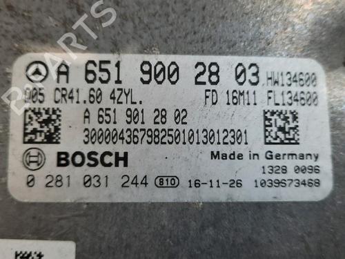Engine control unit (ECU) MERCEDES-BENZ VITO Van (W447) 116 CDI (447.601, 447.603, 447.605) | BP11109152M57 