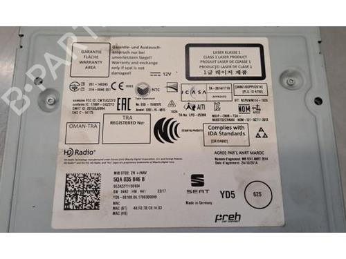 Radio SEAT IBIZA V (KJ1, KJG) 1.0 TSI | BP29222864E6 