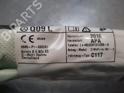 Left curtain airbag MERCEDES-BENZ CLA Coupe (C117) CLA 200 CDI / d (117.308) | BP10900055C11 