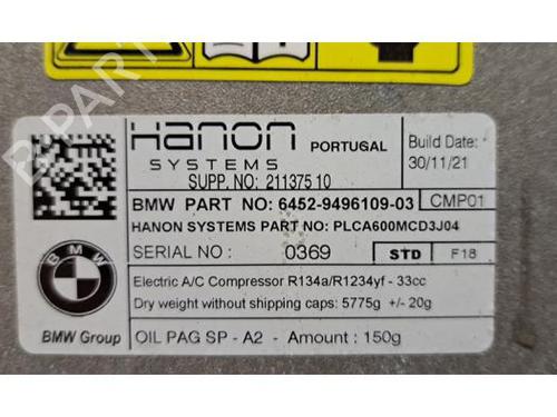 AC compressor BMW 5 (G30, F90) 530 e Plug-in-Hybrid xDrive | BP37225380M34 - Image 2