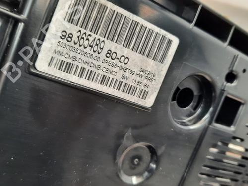 Instrument cluster PEUGEOT 508 II (FB_, FH_, F3_) 1.5 BlueHDI 130 (FBYHZJ, FBYHZR) | BP15791588C47 