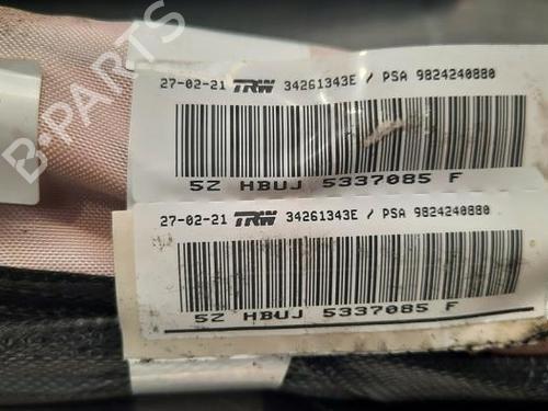 Left curtain airbag OPEL GRANDLAND / GRANDLAND X (A18, P1UO) 1.5 Turbo D (75) | BP23614861C11 
