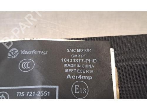 Front left seatbelt MG MARVEL R EV (EP21) | BP37287974I26 - Image 2