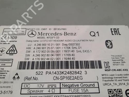 Radio MERCEDES-BENZ GLA-CLASS (X156) GLA 220 CDI (156.903) | BP21675256E6 