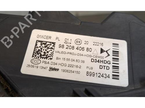 Right headlight DS DS 3 / DS 3 CROSSBACK (UR_, UC_, UJ_) 1.2 PureTech 130 (URHNSS) | BP37649119C29  - Image 5