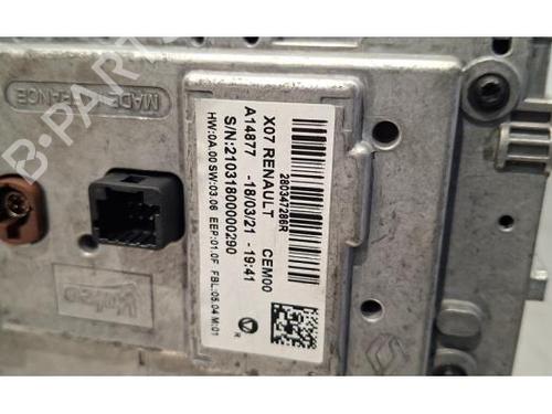 Display monitor RENAULT TWINGO III (BCM_, BCA_) 1.0 SCe 65 (BCMJ) | BP32284447C48