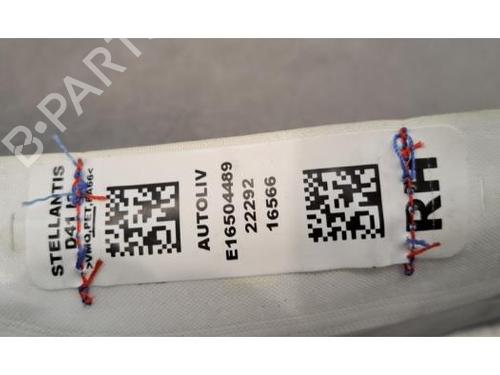 Right curtain airbag PEUGEOT 308 SW III (FC_, FJ_, FR_, F4_, FN_) PureTech 130 (FRHNSL, FRHNST) | BP29214865C12 
