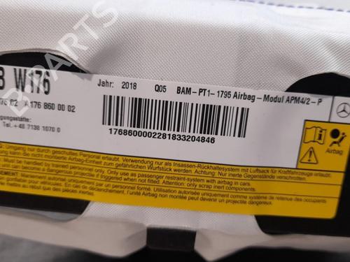 Passenger airbag MERCEDES-BENZ GLA-CLASS (X156) GLA 200 CDI / d (156.908) | BP11232079C10 